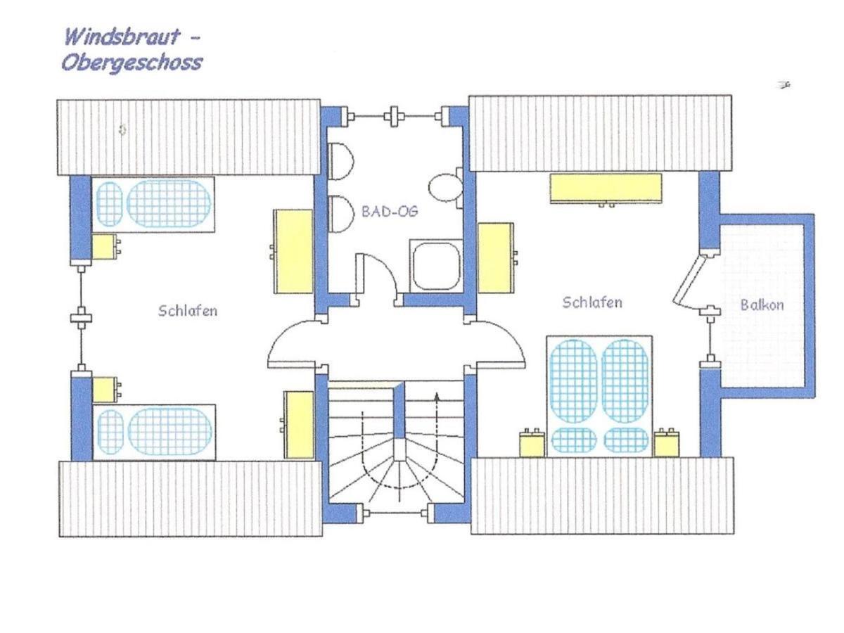 Vila Reetdachhaus Windsbraut Breege Exteriér fotografie